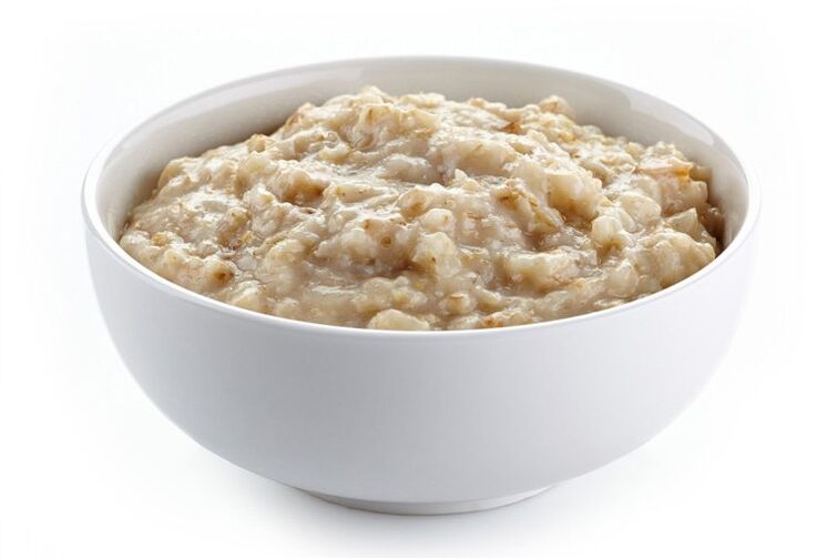 โจ๊กข้าวโอ๊ตสำหรับการลดน้ำหนักต่อสัปดาห์โดย 7 กก.