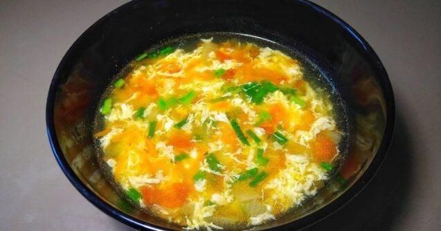 ซุปไข่สำหรับโรคเกาต์